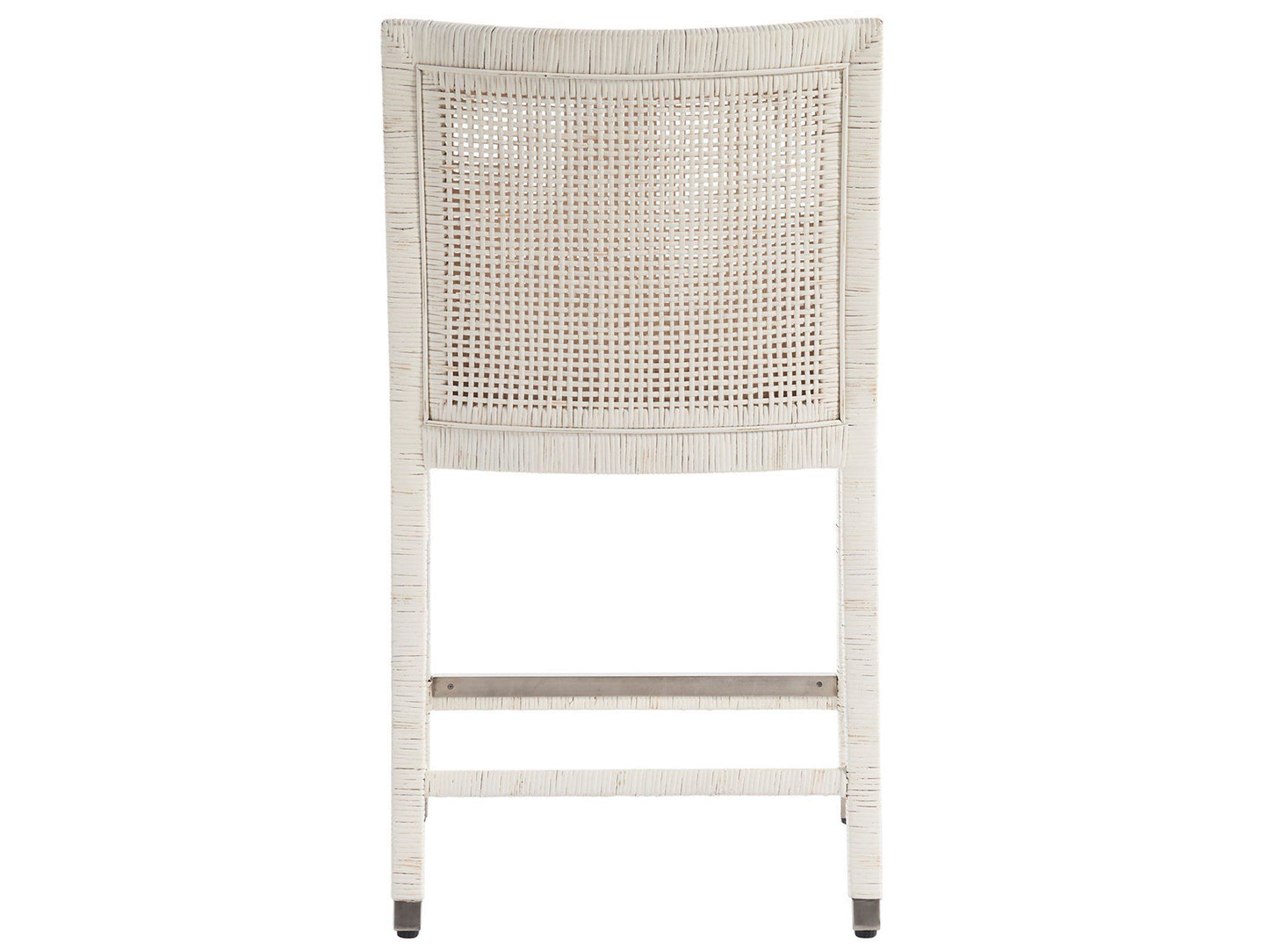 Weekender Coastal Living Home - Longboat Counter Chair - Pearl Silver