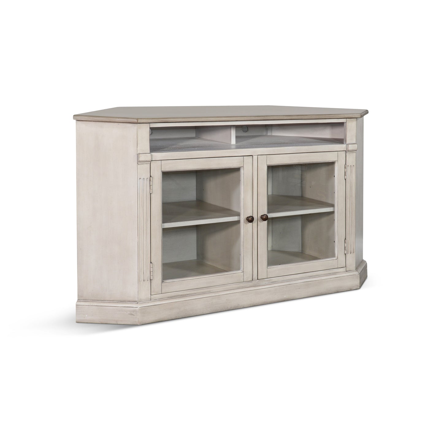 Westwood Village - Corner TV Stand - Beige