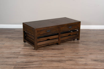 Homestead - 19" Coffee Table - Dark Brown