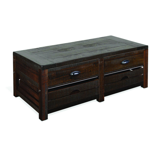 Homestead - 19" Coffee Table - Dark Brown