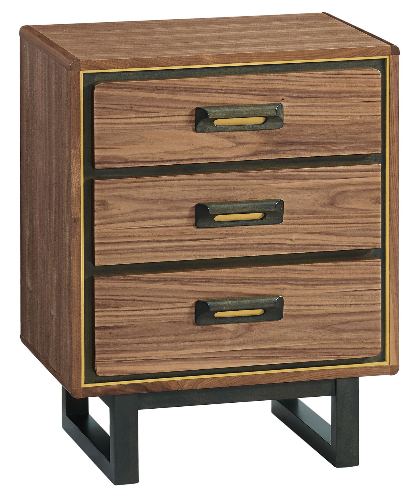 Bryce - 3-Drawer Nightstand - Ridgeline