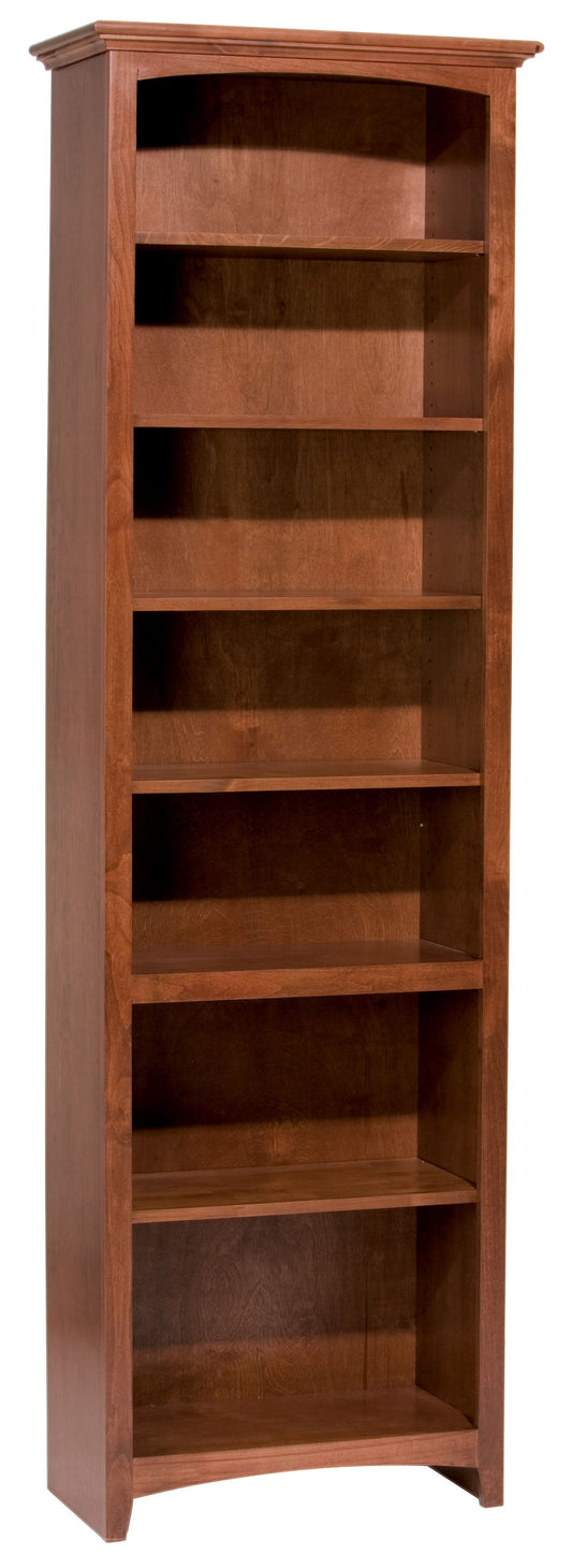 McKenzie - Alder Bookcase - Glazed Antique Cherry - 26.5"W