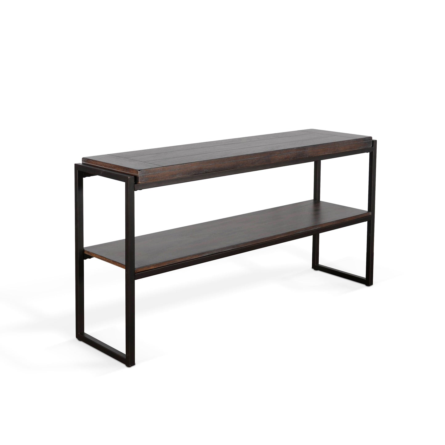 Tyler - Sofa Table - Dark Brown / Black