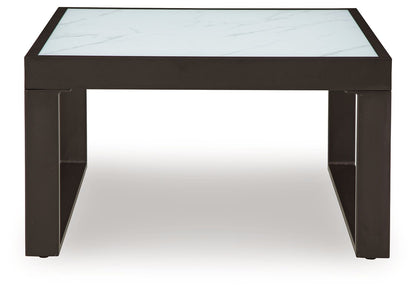 Beachloft - Black / Gray - Square Cocktail Table