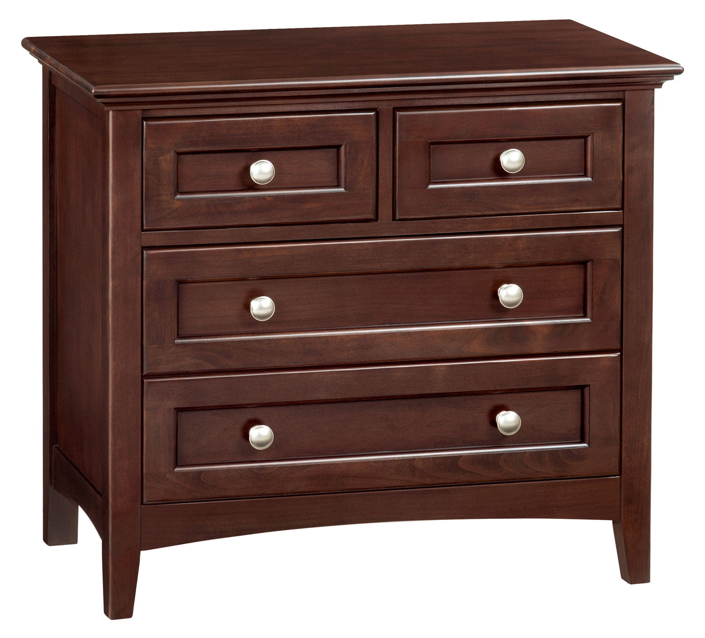 McKenzie - 4-Drawer Nightstand - Caffè