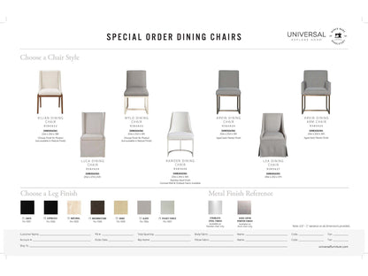 Mylo - Dining Chair, Special Order - Pearl Silver