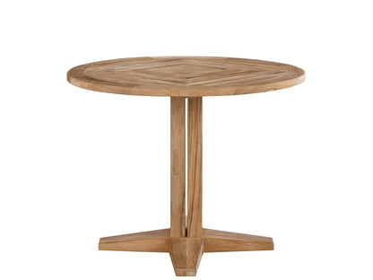 Coastal Living Outdoor - Chesapeake Round Pedestal Dining Table - Light Brown