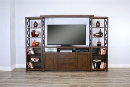 Homestead - Entertainment Wall (66,B,2Xp) - Dark Brown