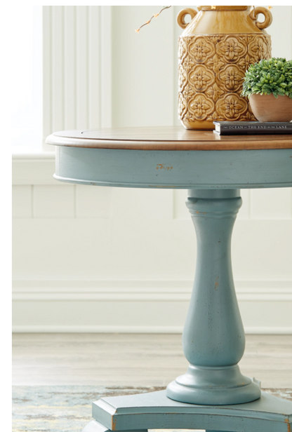 Mirimyn Teal Accent Table