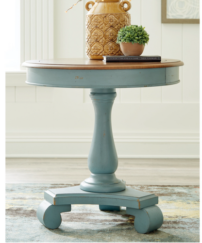 Mirimyn Teal Accent Table