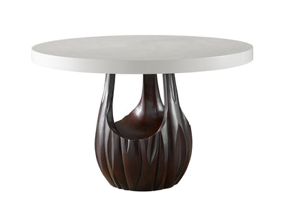 Erinn V x Universal - Carmel Round Dining Table - White