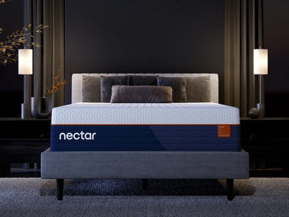 Nectar Ultra Hybrid 5.1 - White - California King Mattress - Fabric