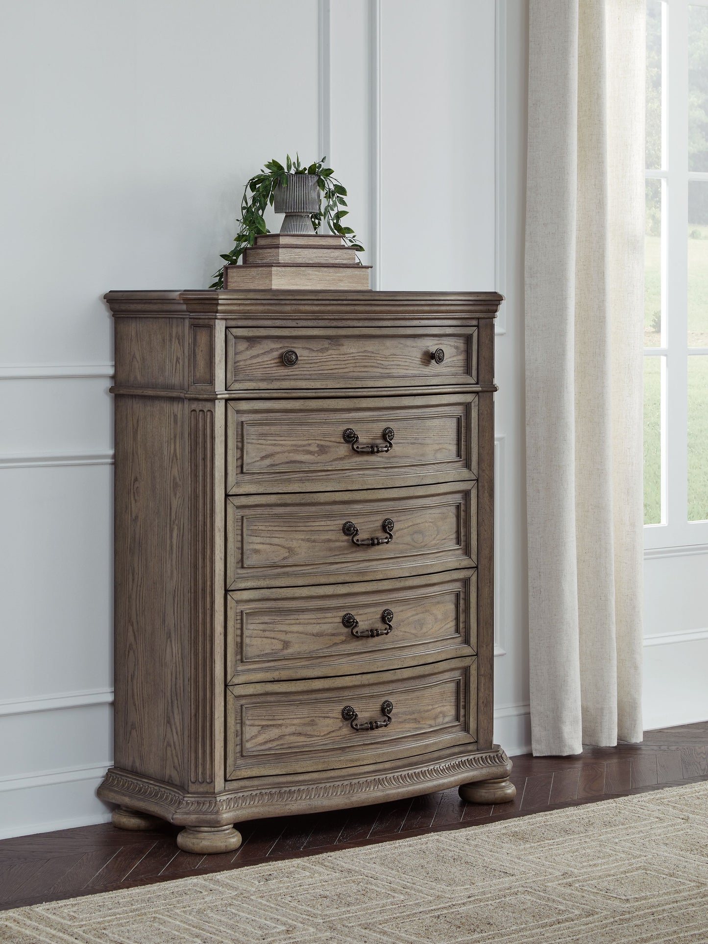 Ardenfield - Light Brown - Five Drawer Chest