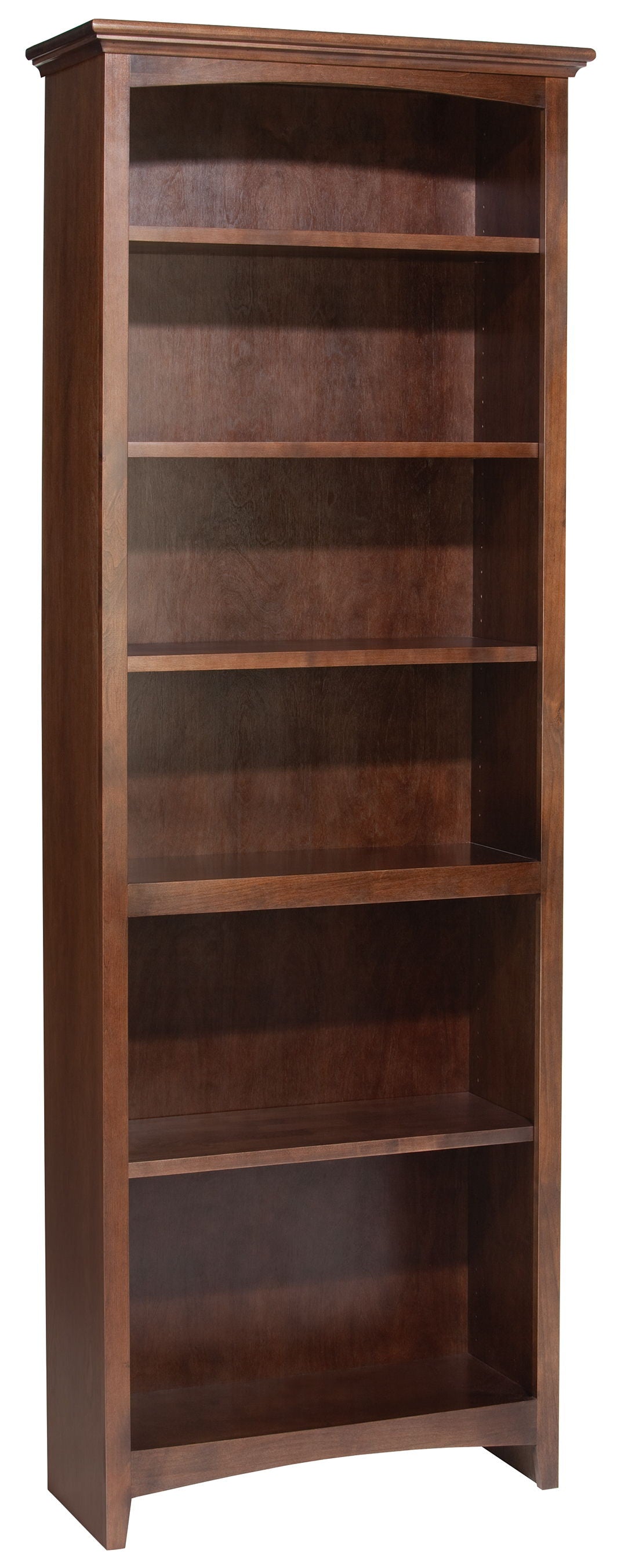 McKenzie - Alder Bookcase - Caffè - 26.5"W - 72"H