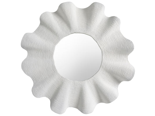 Weekender Coastal Living Home - Scallop Mirror - White