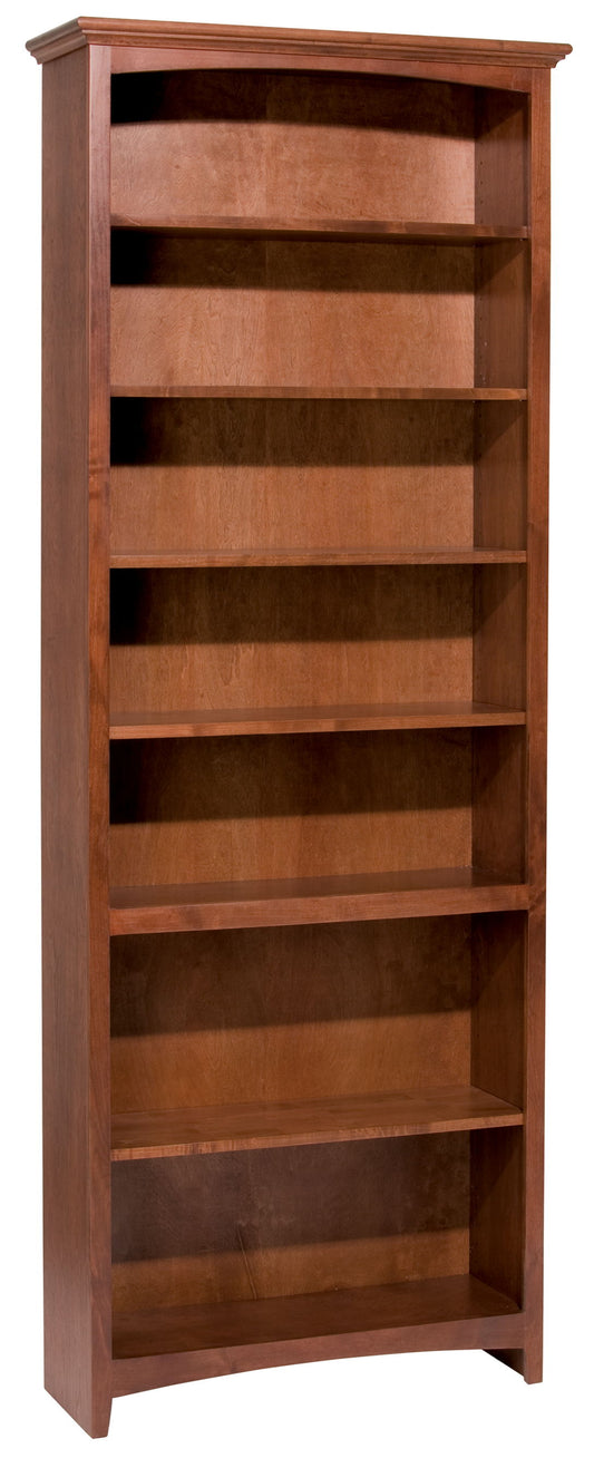 McKenzie - Alder Bookcase - Glazed Antique Cherry - 32.5"W