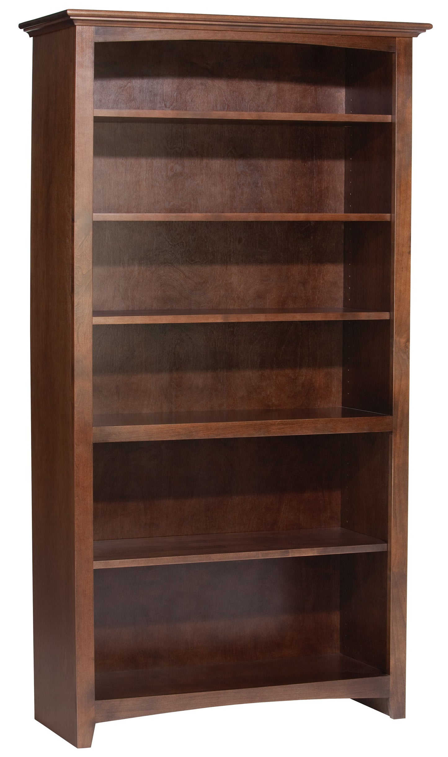 McKenzie - Alder Bookcase - Caffè - 38.5"W - 72"H