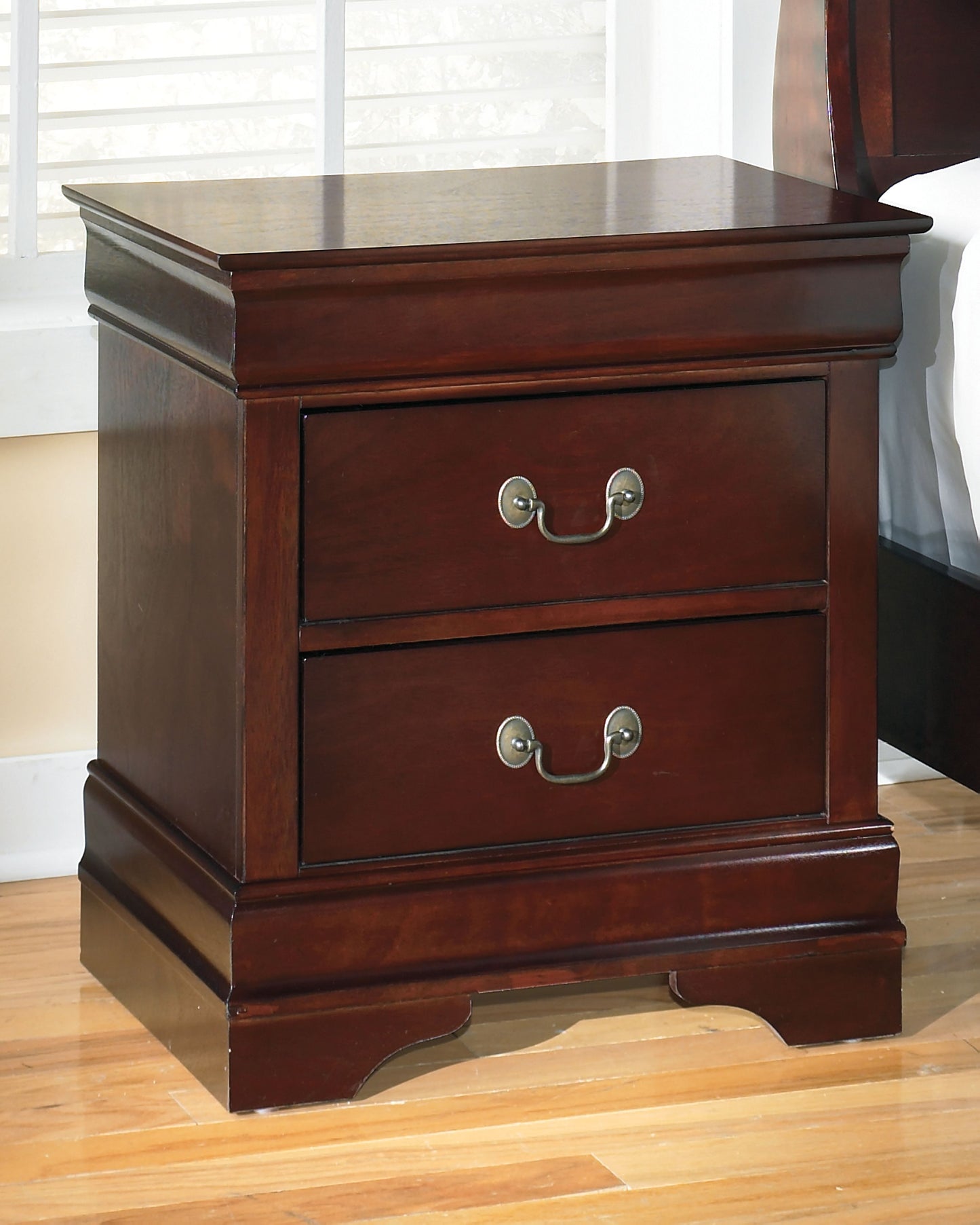 Alisdair - Reddish Brown - Two Drawer Night Stand