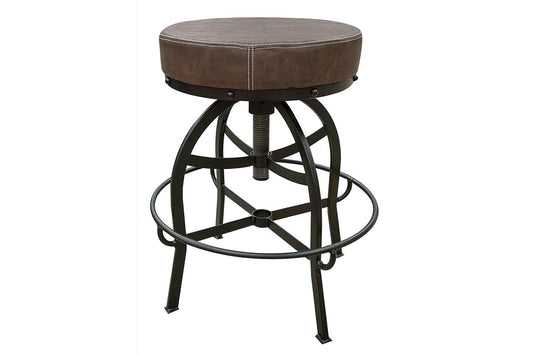 Seating - Adjustable Swivel Stool - Brown