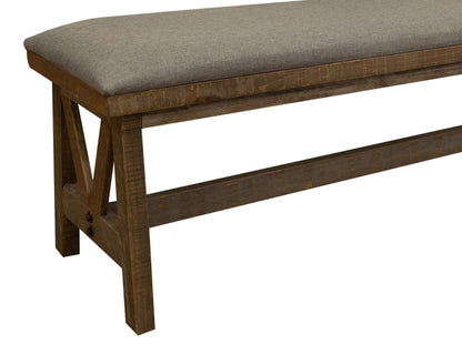 Loft Brown - Bench - Two Tone Gray / Brown