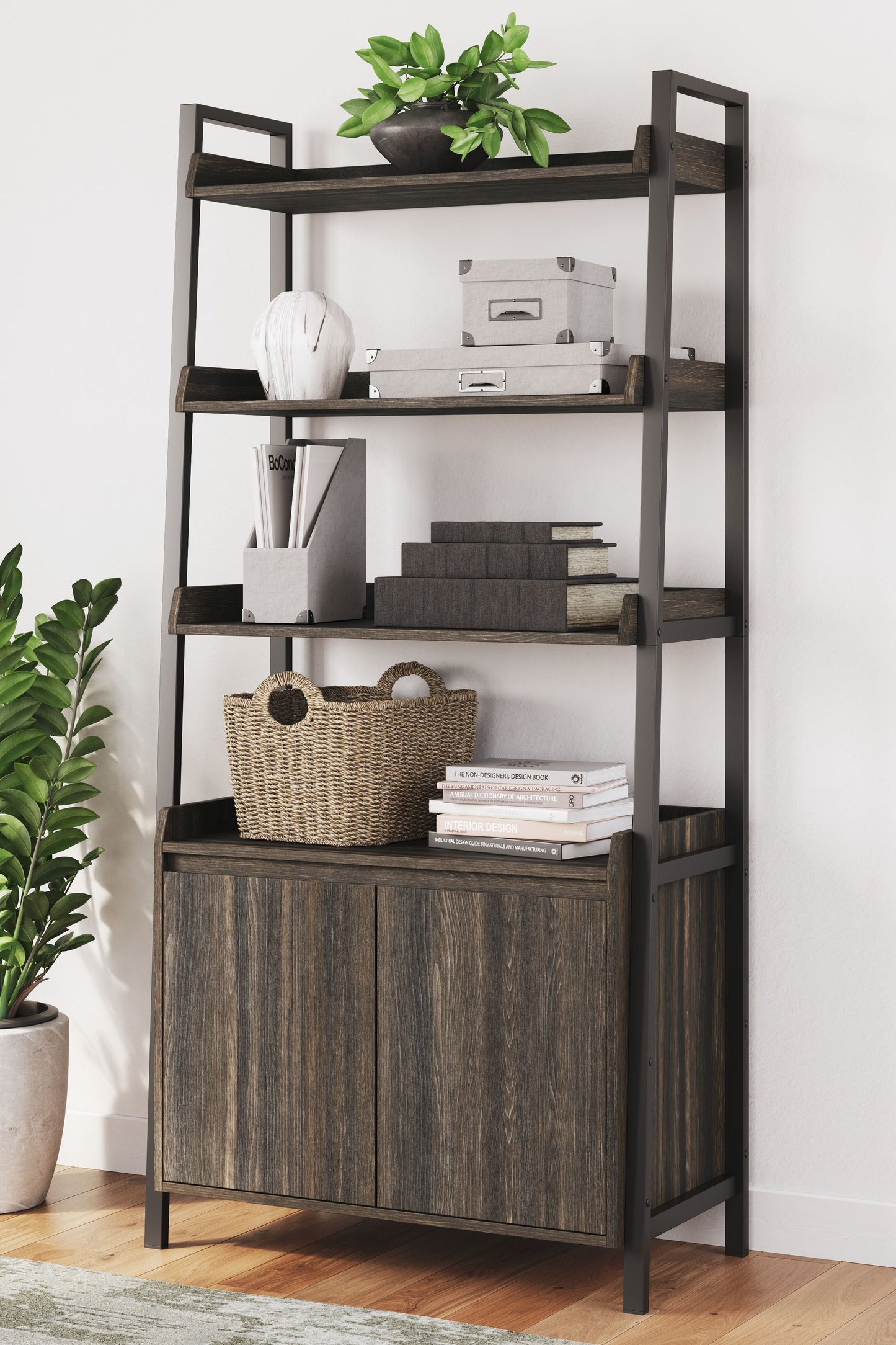 Zendex - Dark Brown - Bookcase